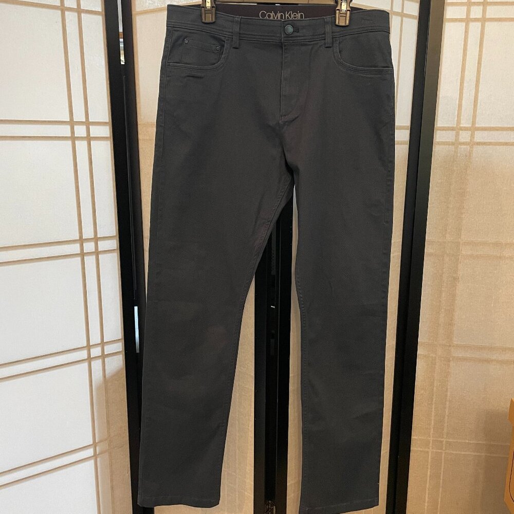 Calvin Klein Men's Straight Stretch 5 Pocket Pants